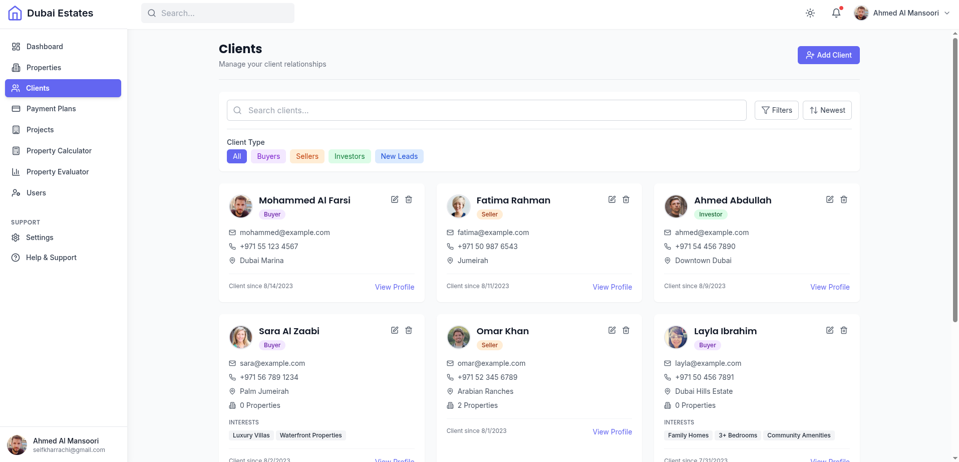 Dashboard Overview