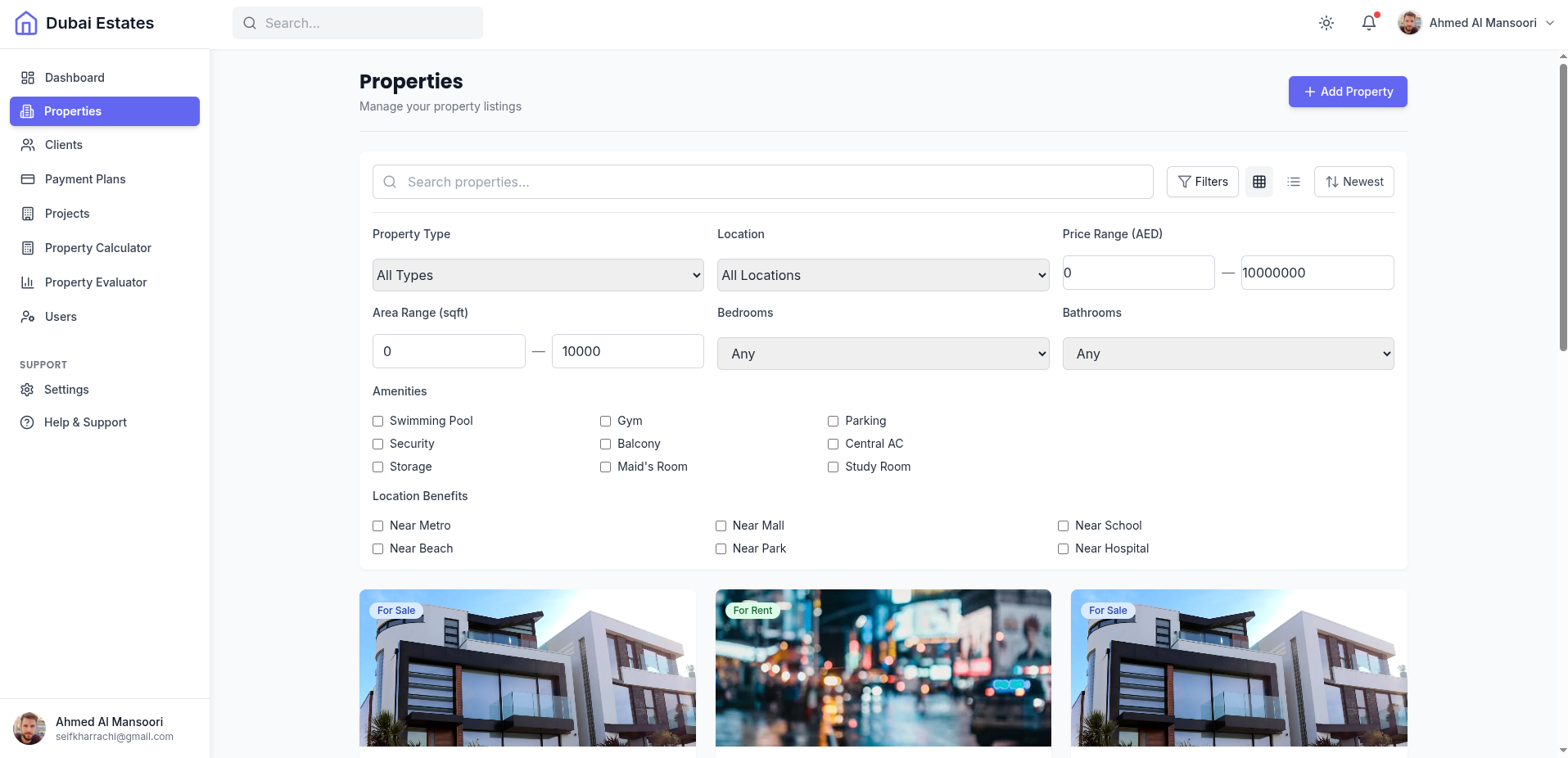 Dashboard Overview